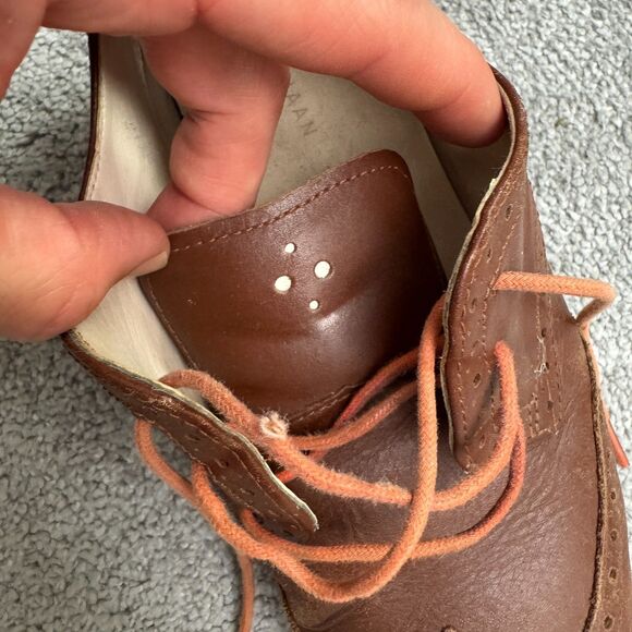 Cole Haan Lunar Grand Wingtip Oxford Leather Comfort Dress Shoes Mens 7 Brown main image 4
